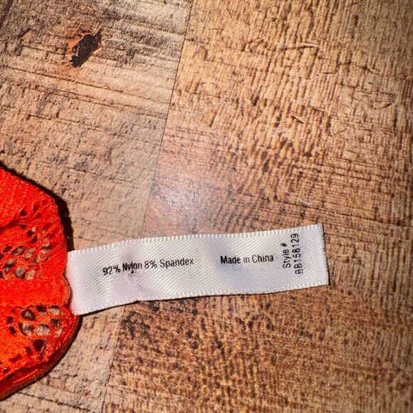 NWT bootaybag bikini underwear lace orange - Picture 6 of 7